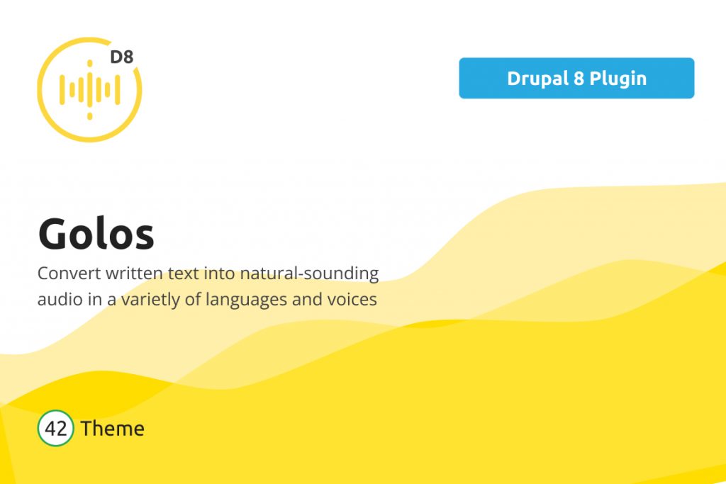 Golos — Text-to-Speech Plugin for Drupal 8
