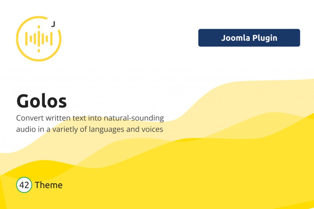 Golos — Text-to-Speech Plugin for Joomla